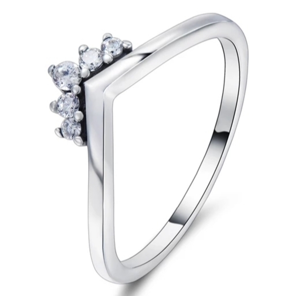 925 Sterling Silver Cubic Zirconia Stackable Enhan - Picture 7 of 8